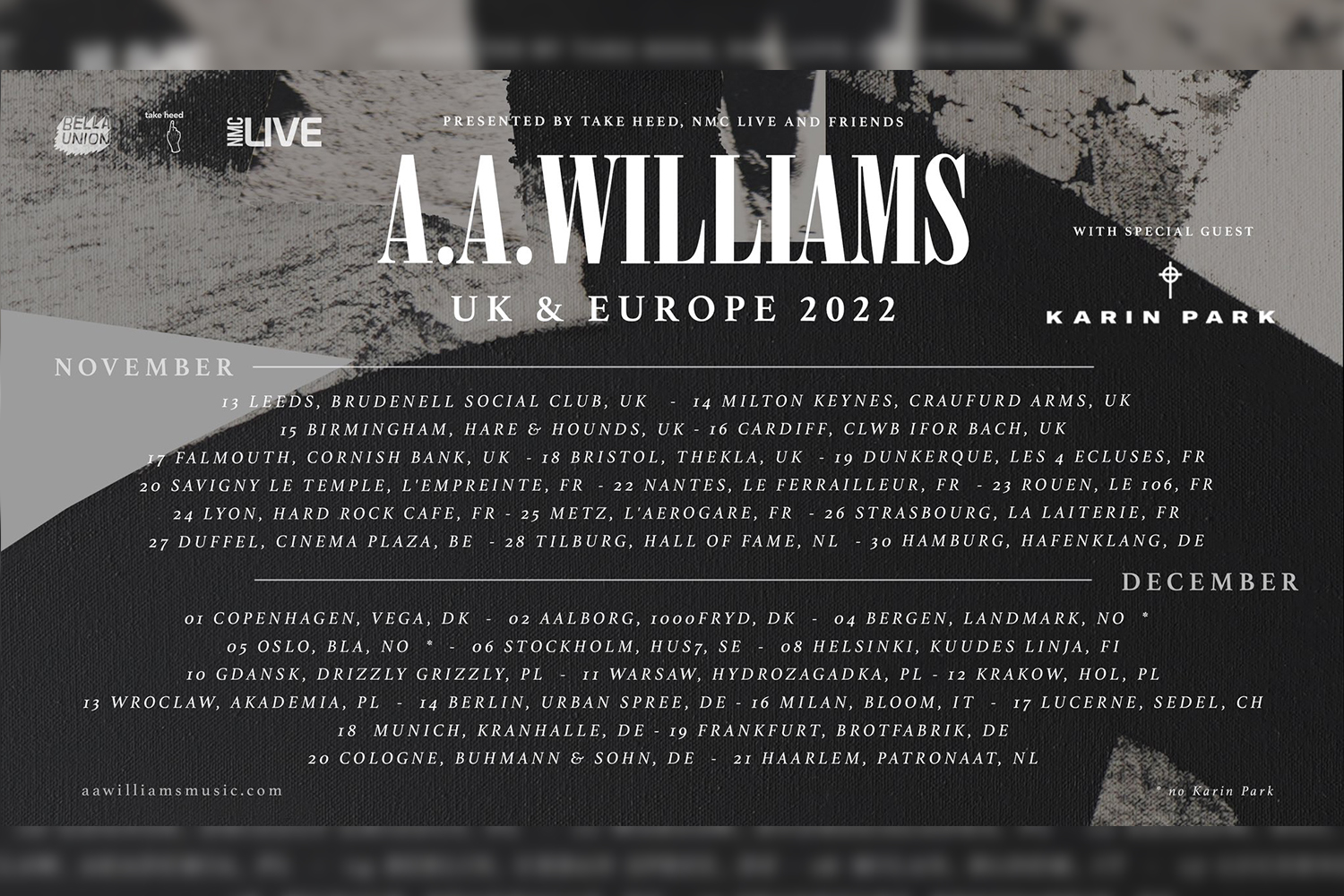 AA Williams European Tour
